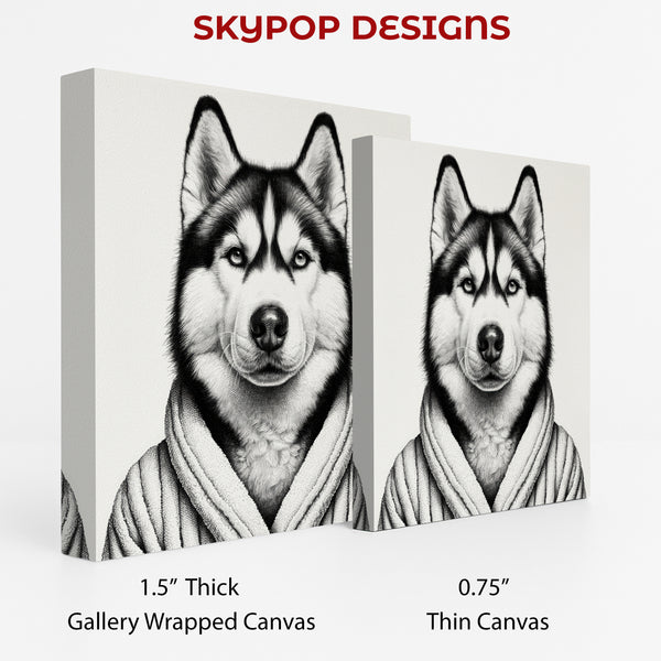 Siberian Husky Art - View 2
