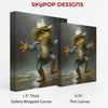 Cowboy Frog Art - View 2