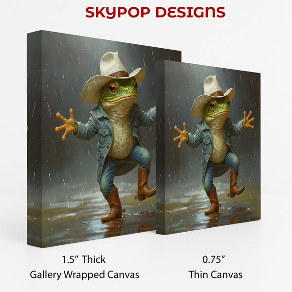 Cowboy Frog Art - View 2