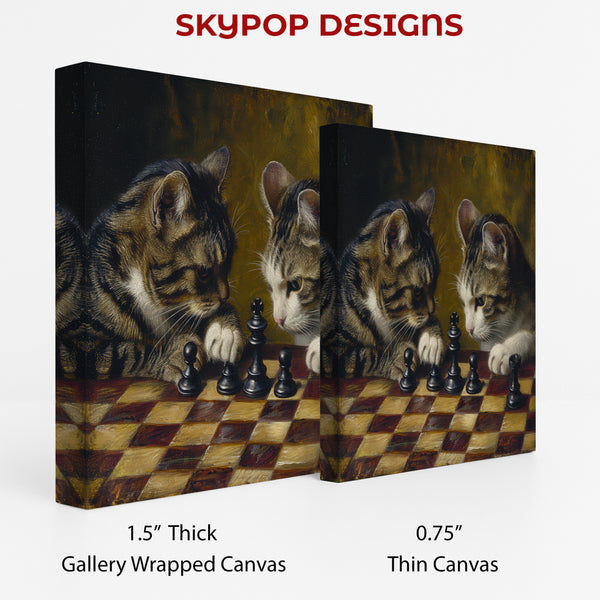 Cat Chess Art - View 2