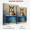 Owl Bath Art - View 2