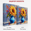 Sunflower Vase Art - View 2