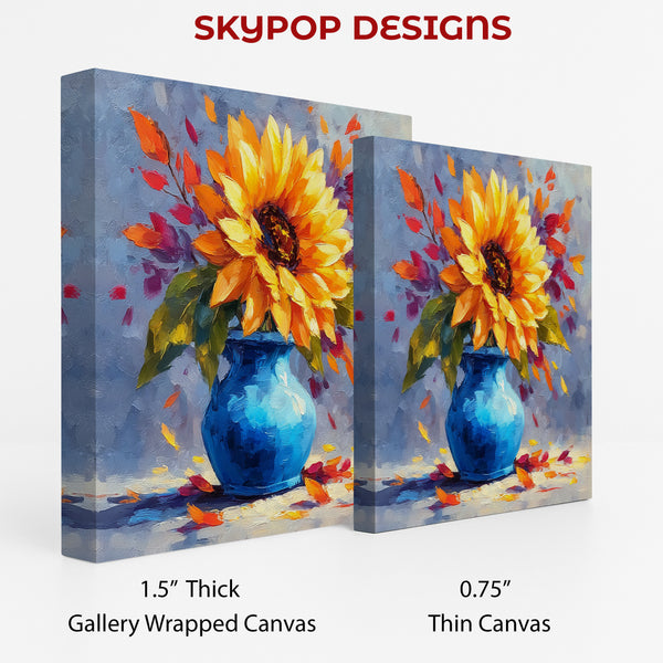 Sunflower Vase Art - View 2