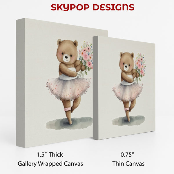 Ballerina Bear Art - View 2