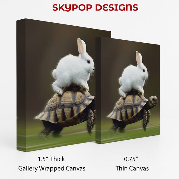 Bunny Tortoise Art - View 2