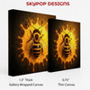 Bee Honeycomb Art - View 2