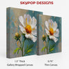 White Daisy Bloom Art - View 2