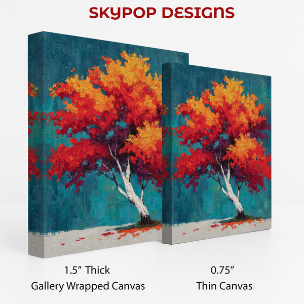Autumn Blaze Tree Art - View 2