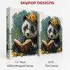 Panda Reading Book Art - View 2