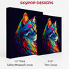 Rainbow Cat Art - View 2