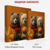 Bear with Roses Art - View 2