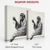 Monkey Champagne Art - View 2