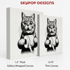 Cat Toilet Paper Art - View 2