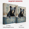 Bear Bathtime Art - View 2