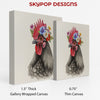 Rooster Flower Crown Art - View 2