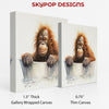 Orangutan Bath Time Art - View 2