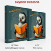 Penguin Reading Art - View 2