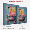 Flamingo Spa Day Art - View 2
