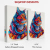 Psychedelic Cat Art - View 2