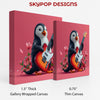 Penguin Rock Star Jam Art - View 2
