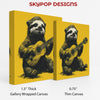Sloth Guitar Art - View 2