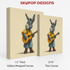 Donkey Playing Guitar Art - View 2