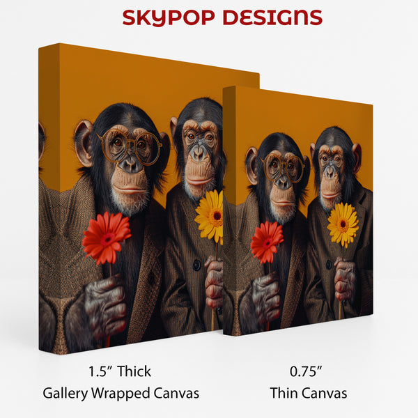 Chimpanzee Duo Art - View 2