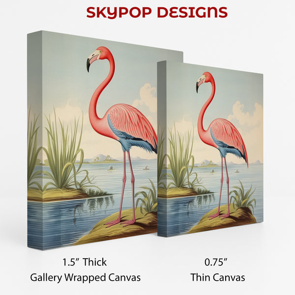 Flamingo Wildlife Art - View 2