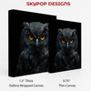 Owl Portrait Art - View 2