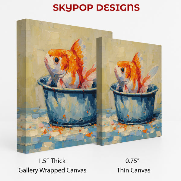 Goldfish Bowl Painting Art - View 2