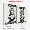Cat Toilet Paper Art - View 2
