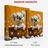 Koala Bath Time Fun Art - View 2