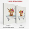 Highland Cow Art - View 2