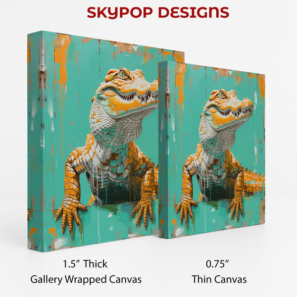 Crocodile Art - View 2
