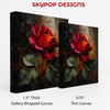 Red Rose Texture Art - View 2