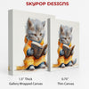 Cat Reading Art - View 2