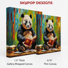 Panda Bookworm Art - View 2
