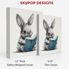 Bunny Reading Art - View 2