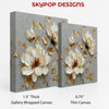 Gold Floral Art - View 2