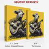Sheep Guitar Art - View 2