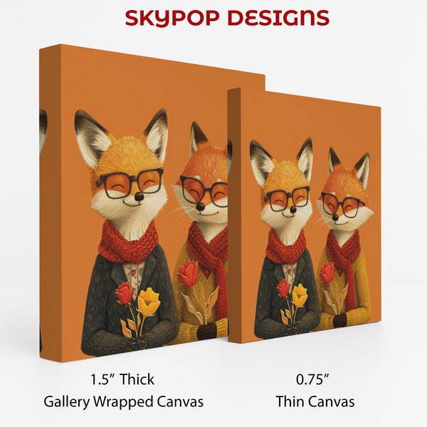Fox Couple Art - View 2