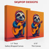 Sloth Jamming Out Art - View 2