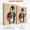 Penguin Rock On Art - View 2
