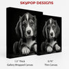 Border Collie Puppy Art - View 2