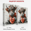 Highland Cow Art - View 2