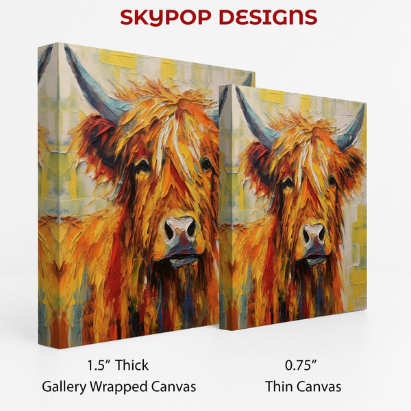 Highland Cow Art - View 2