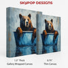 Bear Bath Time Art - View 2