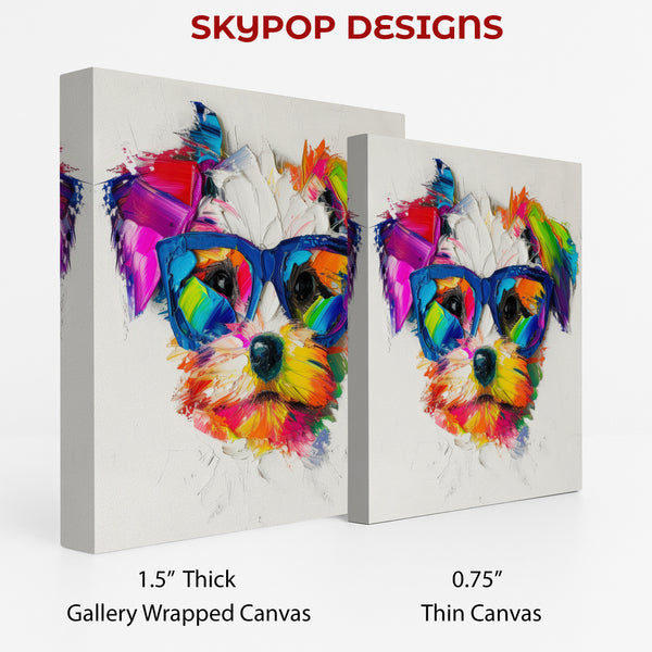 Bichon Frise Dog Art - View 2