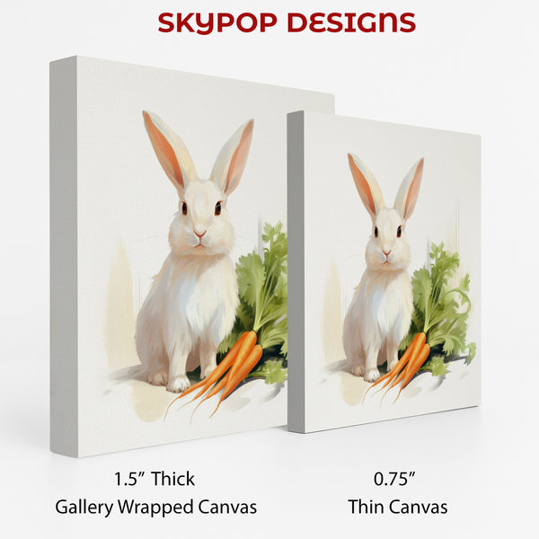 Bunny and Carrots Art - View 2