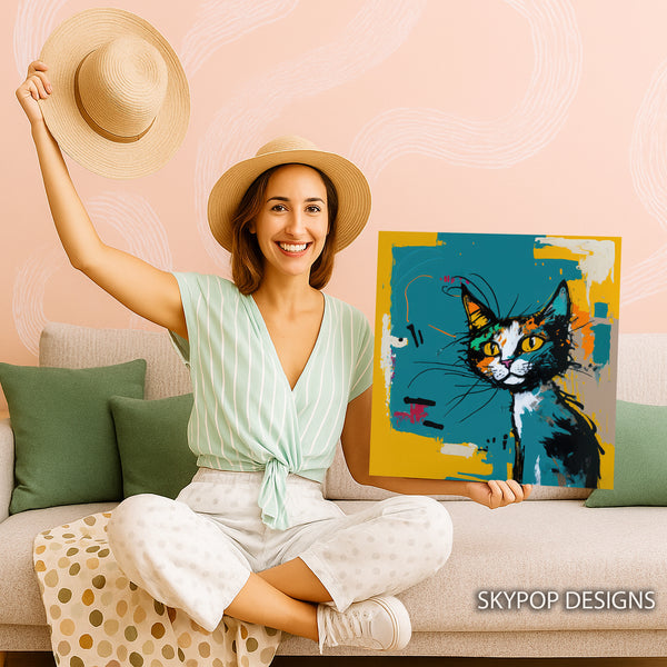 Cat Face Art - View 3